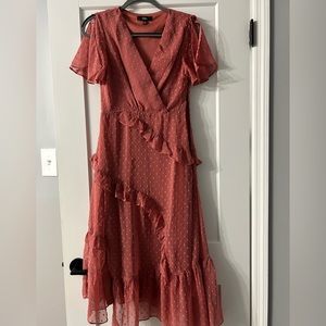Pink midi dress size S